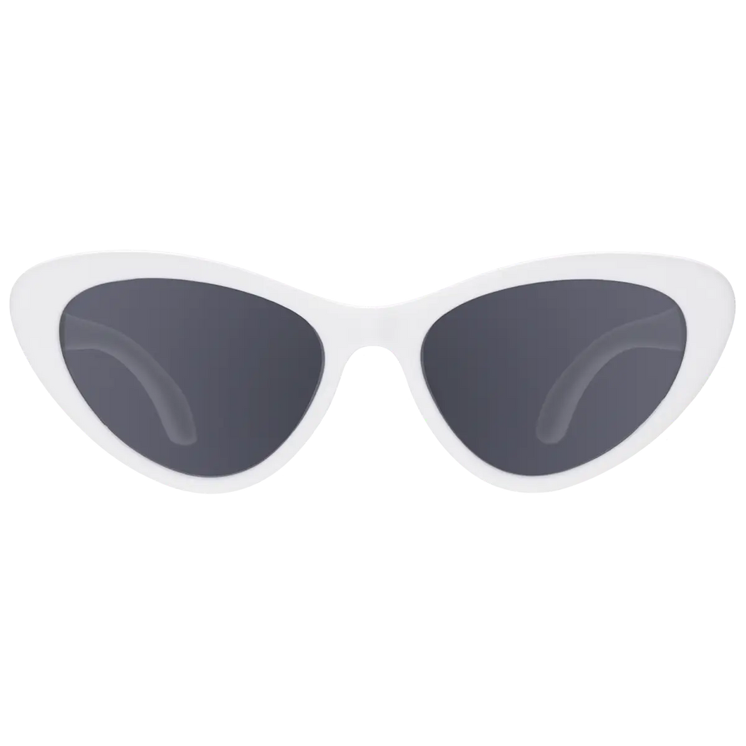 Wicked White Cat-Eye Kids Sunglasses