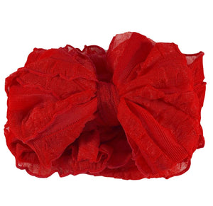 Bright Red Bow Headband