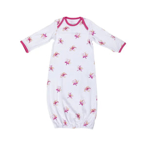 Plumeria Layette Gown