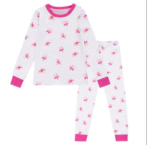 Plumeria Kids Two-Piece Pajama Set