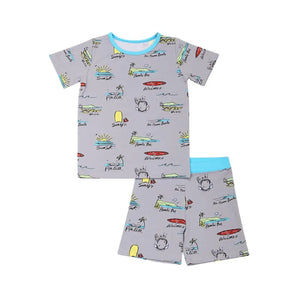 Surf Report Short Two-Piece Pajama Set