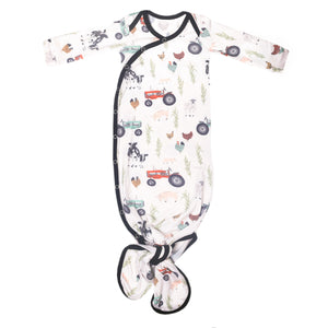 Newborn Knotted Gown - Jo