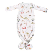 Newborn Knotted Gown - Maui
