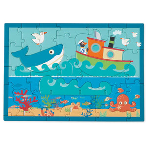 2 in 1 Puzzle and 3D Play - Ocean