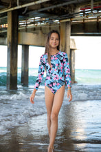 Wave Chaser Surf Suit in Paradise - Black