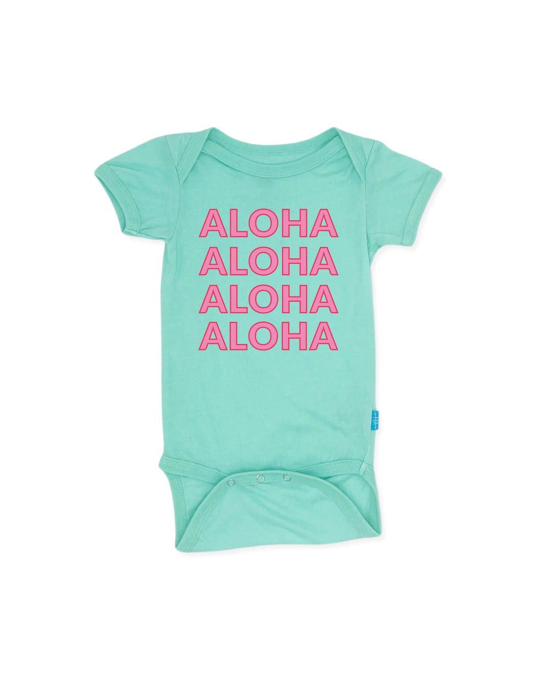 Aloha All Day Onesie in Beach Glass