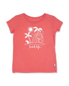 Beach Life Everyday Tee in Sugar Coral