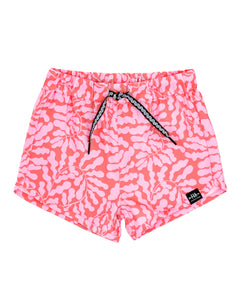 Castaway Swim Short in Sugar Coral
