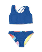 4yrs - Summer Sun Reversible Bikini in East Cape Stripe