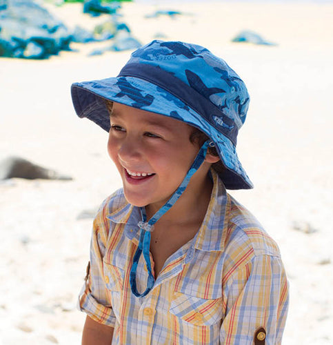 Boy's Reversible Bucket Hat - Reef