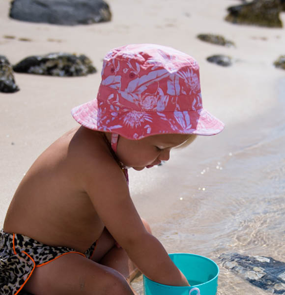 Baby Boy's Reversible Bucket Hat - Brock