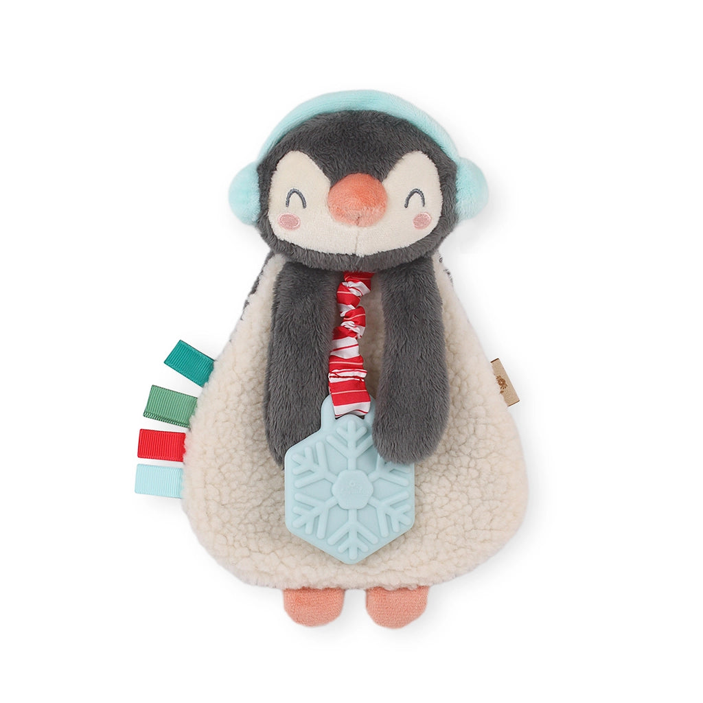 Holiday Itzy Lovey Penguin Plush + Teether Toy