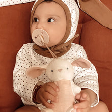 Bitzy Pal Natural Rubber Pacifier & Stuffed Animal - Bunny