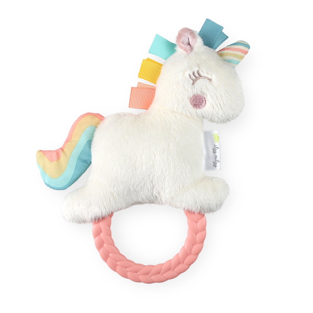 Unicorn Rattle Pal with Teether