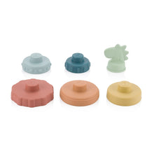 Itzy Stacker Silicone Stacking Toy - Dino