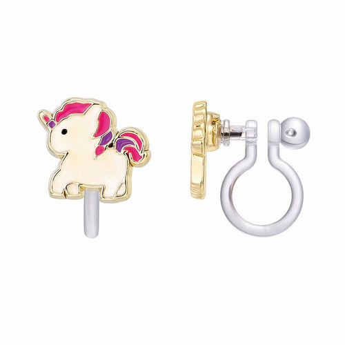 Magical Unicorn Clip on Earrings