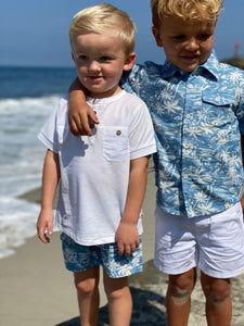 6-7yrs - Crew Chambray Surfer Short