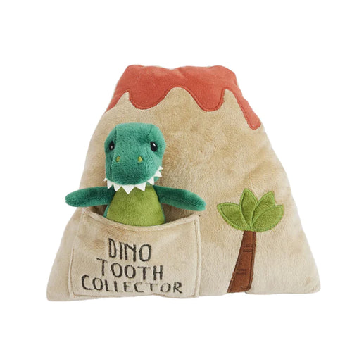 Dino Island Tooth Fairy Pillow with Dino Plushie