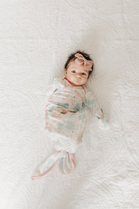 Newborn Knotted Gown - Whimsy