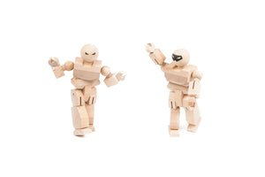 Eco-Bricks Play Heroes 2 Wooden Minifigure