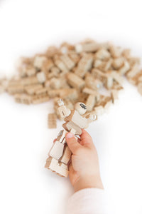Eco-Bricks Play Heroes 2 Wooden Minifigure