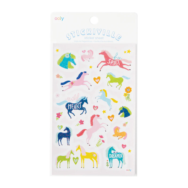 Stickiville Holographic Stickers - Wild Horses