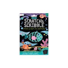 Mini Scratch and Scribble Art Kit- Friendly Fish