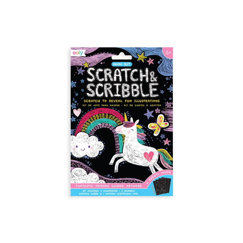 Mini Scratch and Scribble Art Kit - Funtastic Friends