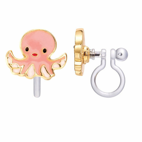 Obedient Octopus Clip on Earrings