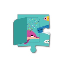 Ocean Party Lift-The-Flap Puzzle - 12 pc Puzzle