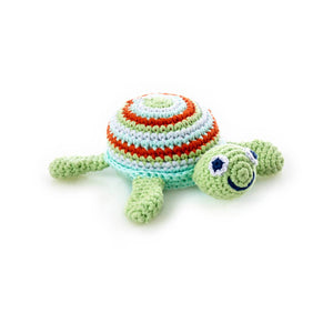 Turtle Crochet Rattle Plushie