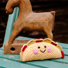Friendly Taco Crochet Rattle Plushie