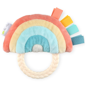 Rainbow Rattle Pal with Teether