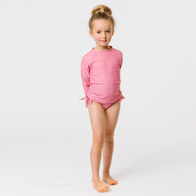 1-2yrs, 11-12yrs - Blush Long Sleeve Rash Top