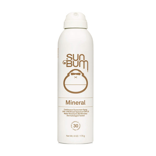 Sun Bum MINERAL SPF 30 Reef Safe Sunscreen Spray 6oz 
