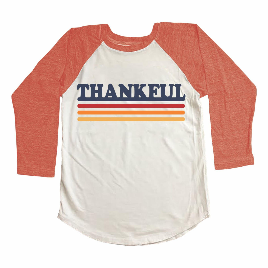 6yrs, 7yrs, 8yrs - Thankful Raglan Shirt