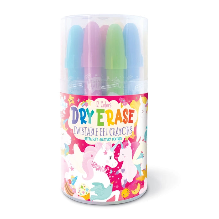 Dry Erase Twistable Gel Crayons - Unicorn Fantasy