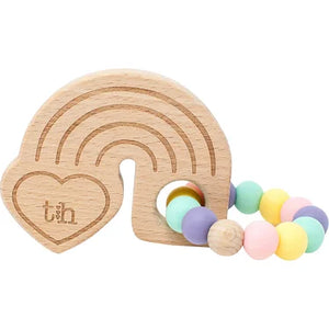 Rainbow Teether, Beech Wood - Baby's Breath