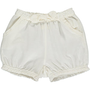 9-12mos Lucy Shorts - White