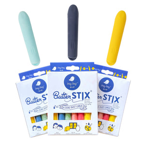 Butter Stix® 12pk Assorted Colors + Holder