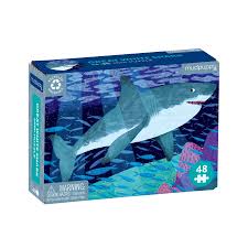 Great White Shark Mini Puzzle - 48 pc Puzzle