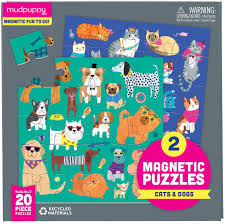 Magnetic Puzzles - Cats and Dogs