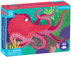 Giant Pacific Octopus Mini Puzzle - 48 pc Puzzle