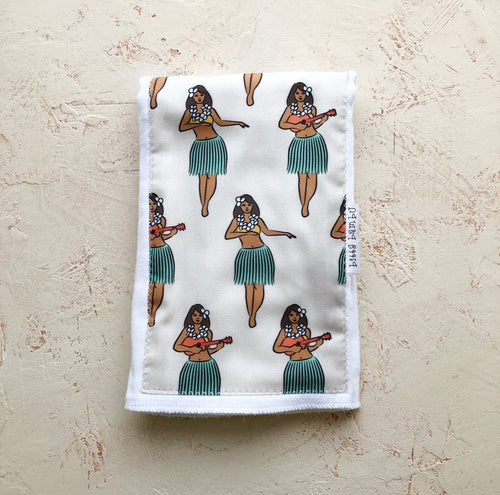 MADE IN HAWAII Burp Cloth - Hula Girls