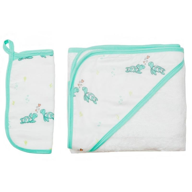 Honu Honi Hooded Towel & Wash Cloth Set