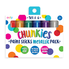 Chunkies Metalic Paint Sticks - Set of 6
