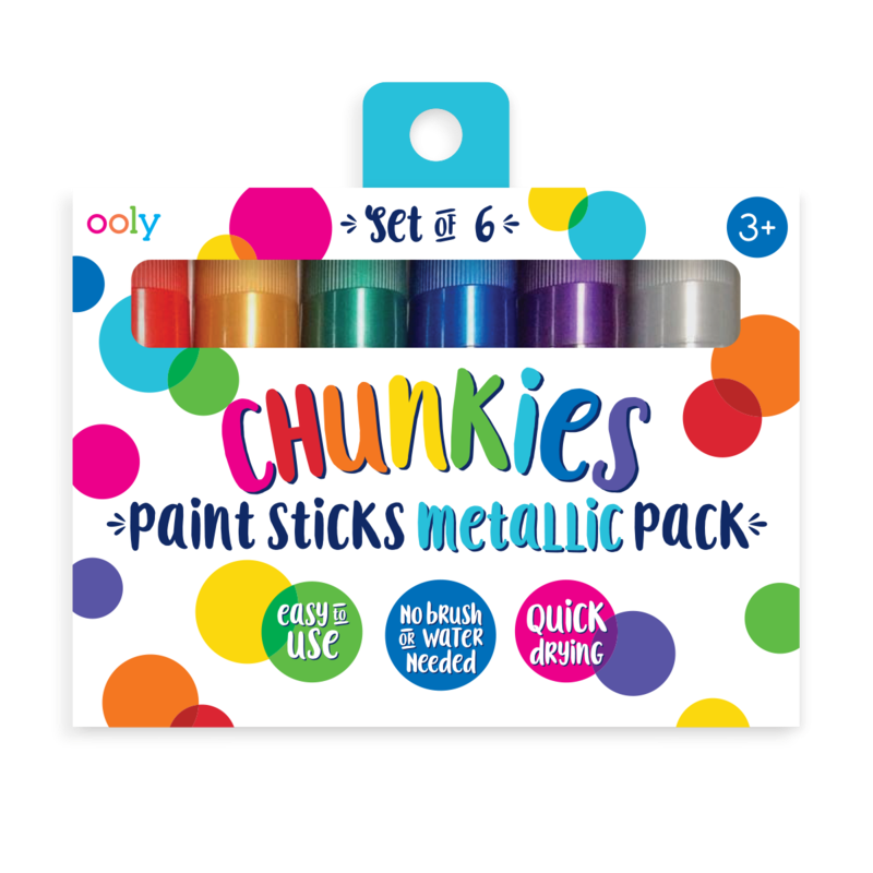 Chunkies Metalic Paint Sticks - Set of 6
