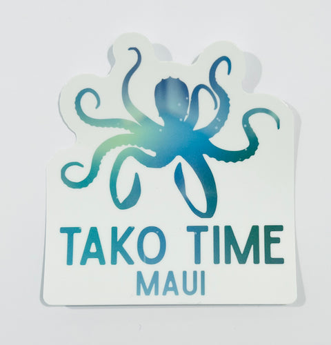 Tako Time Maui Sticker