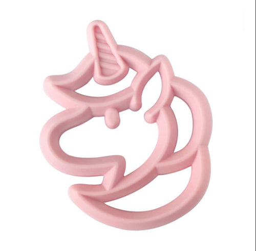 Silicone Teether - Light Pink Unicorn