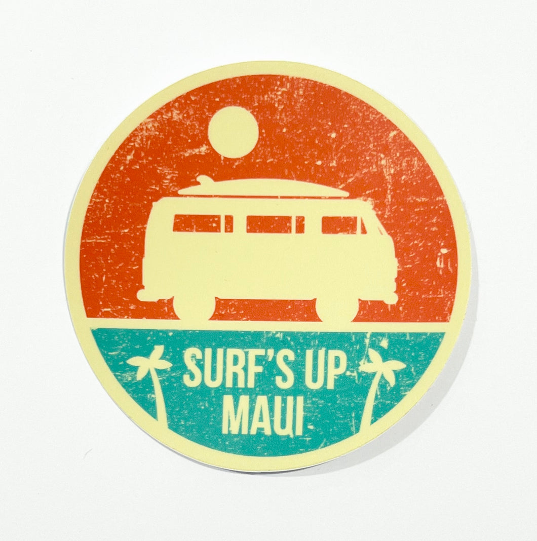 Surf's Up Maui Sticker